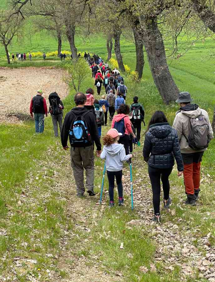 Escursione a Montecastrilli lungo la big bench route